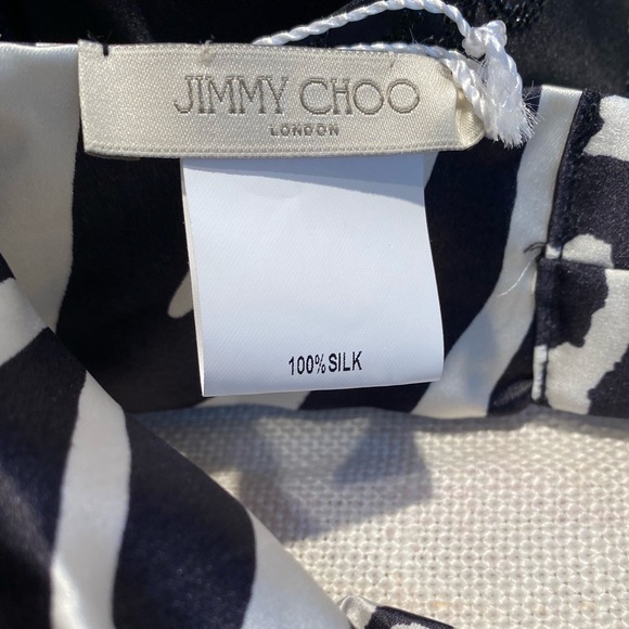 Jimmy Choo silk headband turban top knot elastic hair band New With Tags main image 4